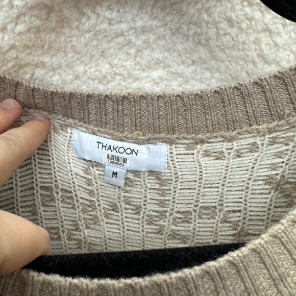 Medium - THAKOON - Wool Fair Isle Intarsia Sweater Rent the Runway $250 msrp - Picture 9 of 14